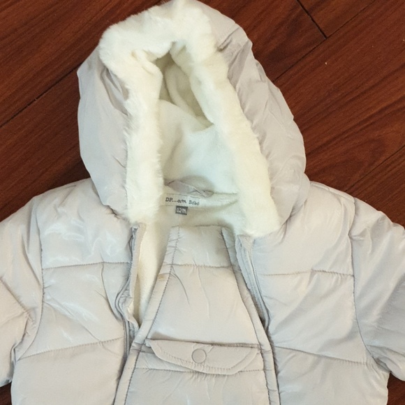NWOT Du Pareil Au Même Baby Snowsuit w. fur lining - Picture 2 of 5